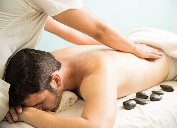 Hot Stone Massage for men Abu Dhabi
