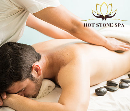 What does a hot stone massage do?