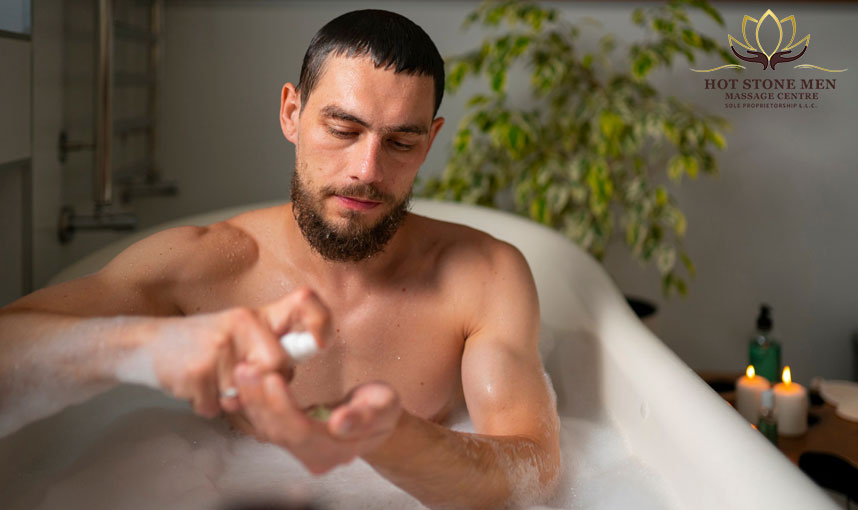 Jacuzzi Tub with a body scrub